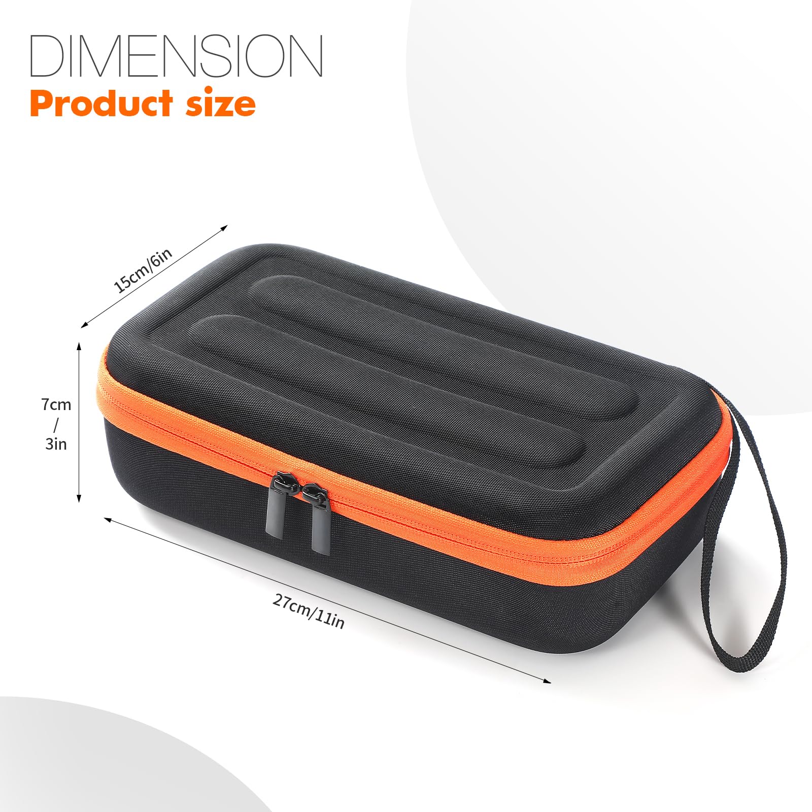 Étui de rangement portable en EVA pour microphone sans fil JBL PartyBox rechargeable, sac de voyage, coque de protection, Noir