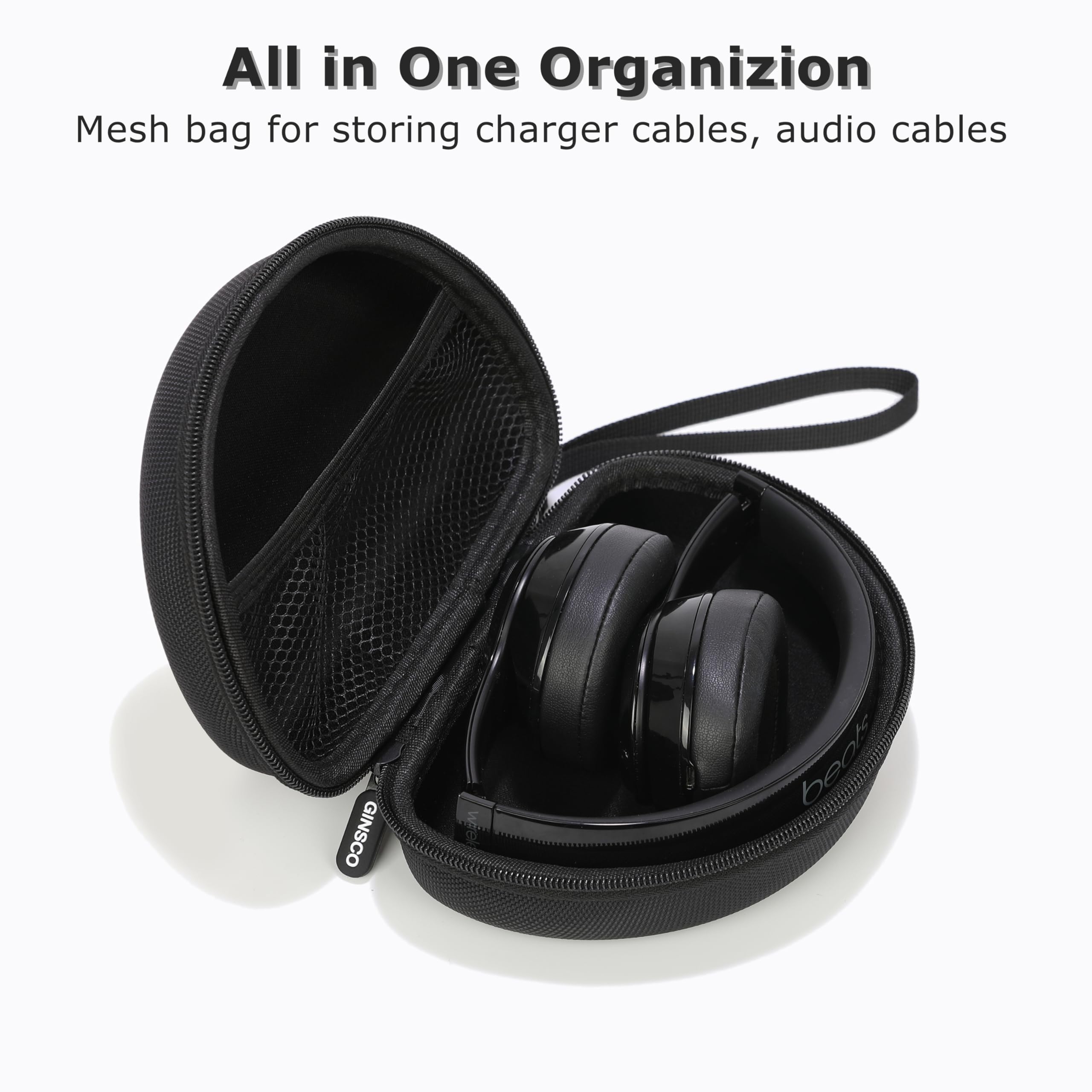 Amazon | Ginsco ハードシェルヘッドホンケース Beats Solo 4/Solo 3