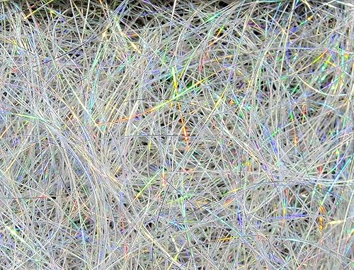 Miniatura 26 de Hareline Fly Tying 8″ Ice Wing Fiber – Synthetic Fly Tying Wing Material for Streamers, Dry Flies & Saltwater Patterns Gris,rojo (PEARL RED