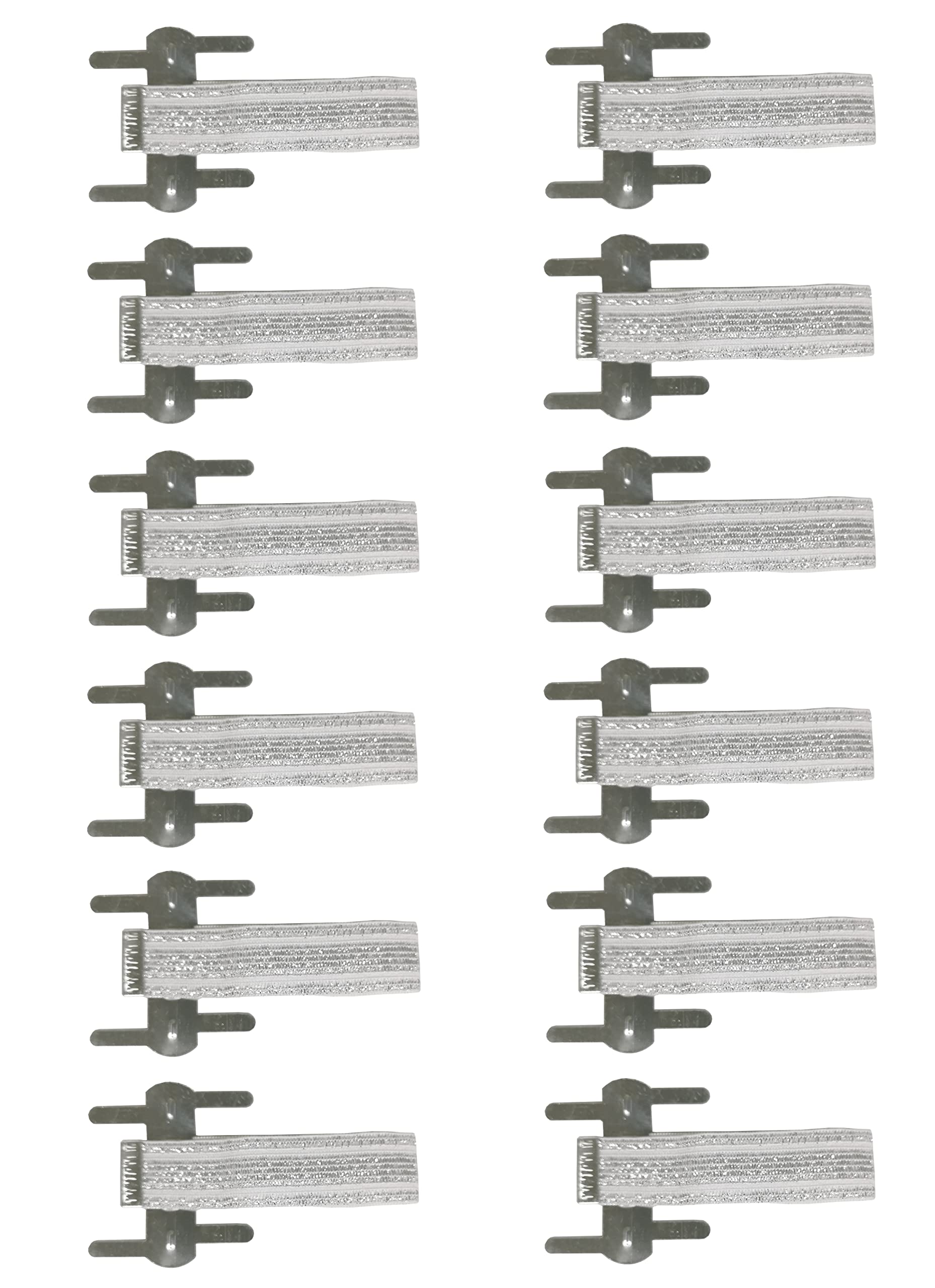 CalCastle Craft12 pc Elastic Corsage Wristlet for Formal Dance, Prom, Party