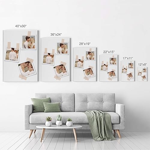 Vista 64 de Smile Art Design Imagen de collage de 3 imágenes, impresión en lienzo personalizada con tus fotos, impresiones fotográficas personalizadas, regalos