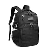 Wotony Military tactical backpack&comma; backpack for men black small tactical assault bag