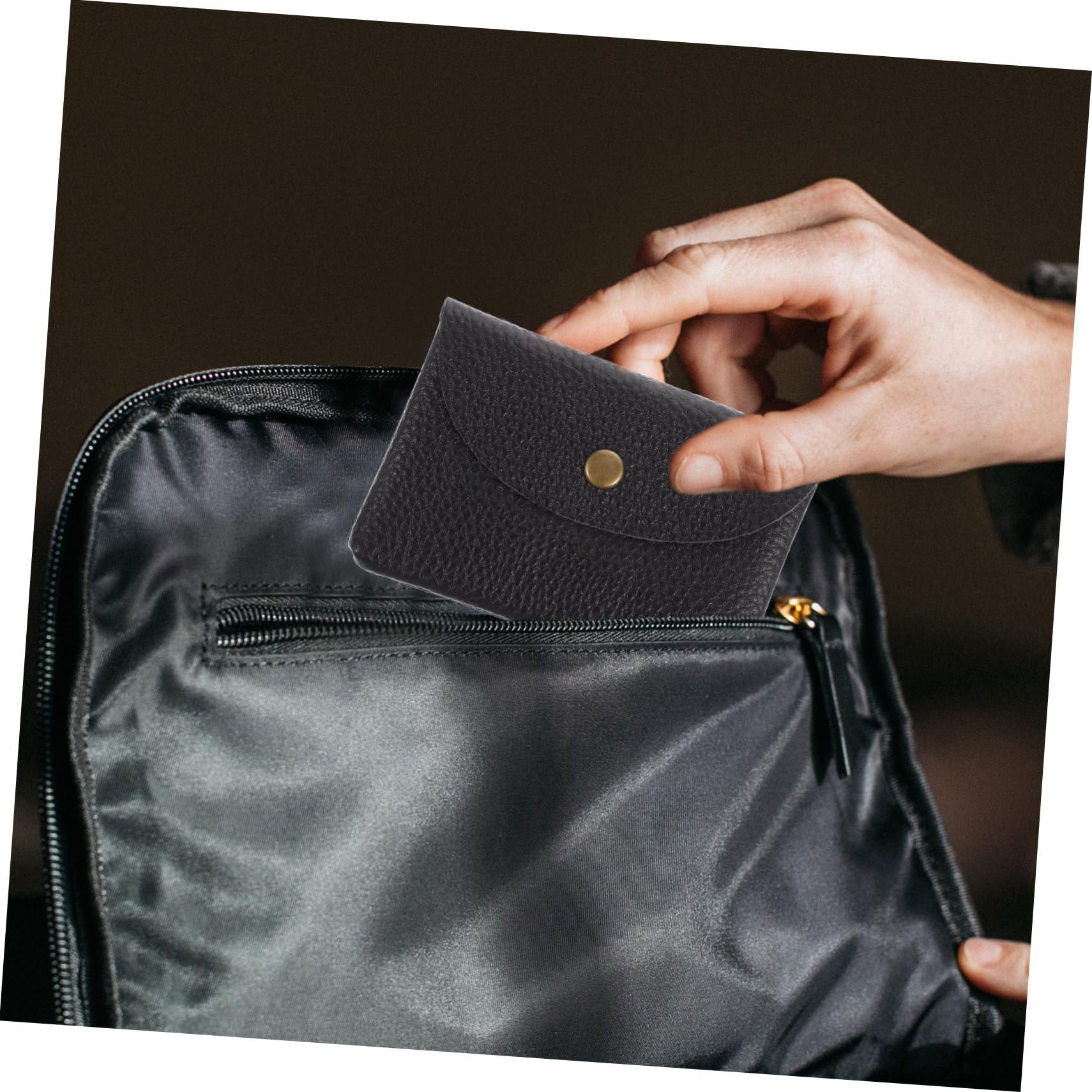 5piezas Cartera De Viaje De Cuero para Pasaporte Organizador De y Tarjetas Funda Portátil para Práctica y Resistente