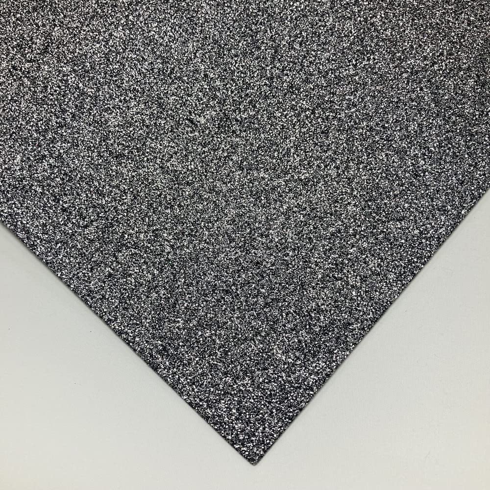 Kayes Textiles Glitter Felt A4 Sheet (Dark Silver)