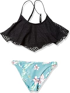 Amazon Co Jp Roxy ロキシー ビキニ セパレーツ 水着 オーバーウェア 服 ファッション小物