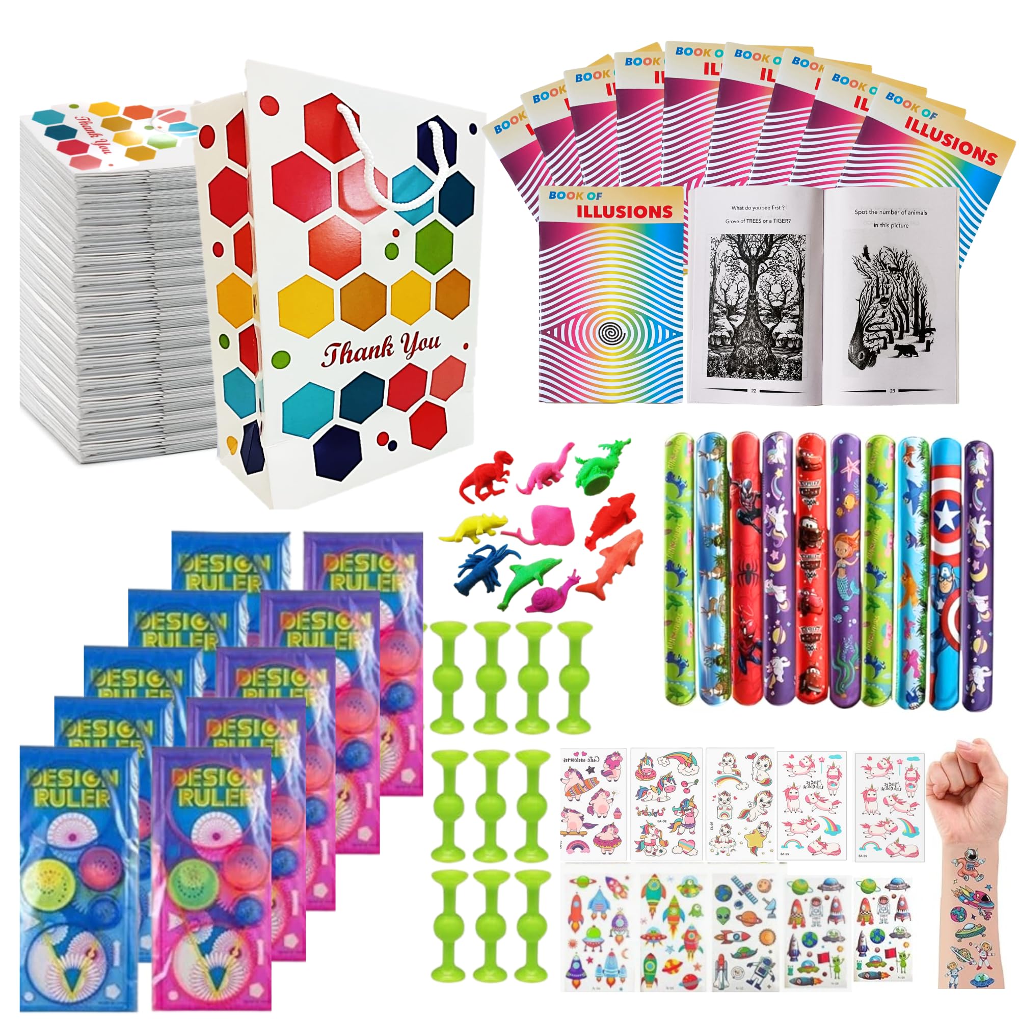 MONKEYTAIL Birthday Return Gift 70 Pcs Jadoo Combo Pack For A Magical Birthday Party | Party Favors for Kids for School Events, and Party Giveaways