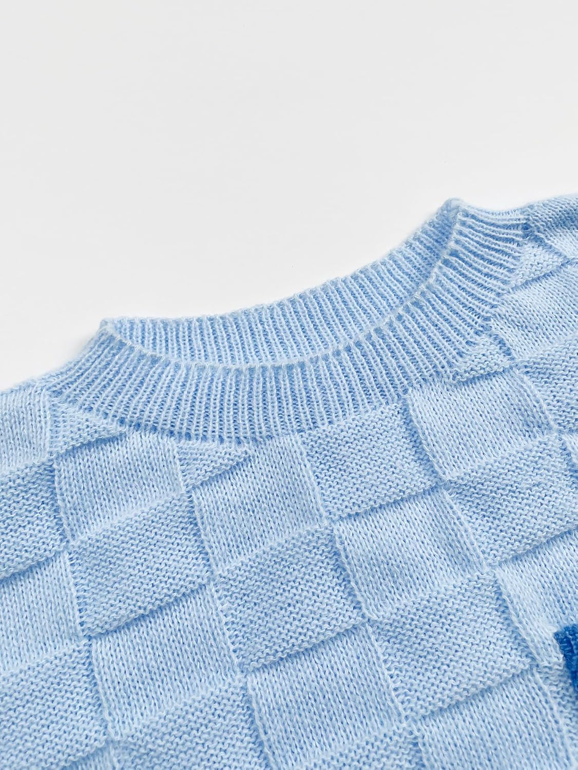 Womens Oversized Cute Cap Sleeve Checkered Pocket Sweater Vest Fall 2024 Lightweight Contrast Knit Tank Tops - Image 5