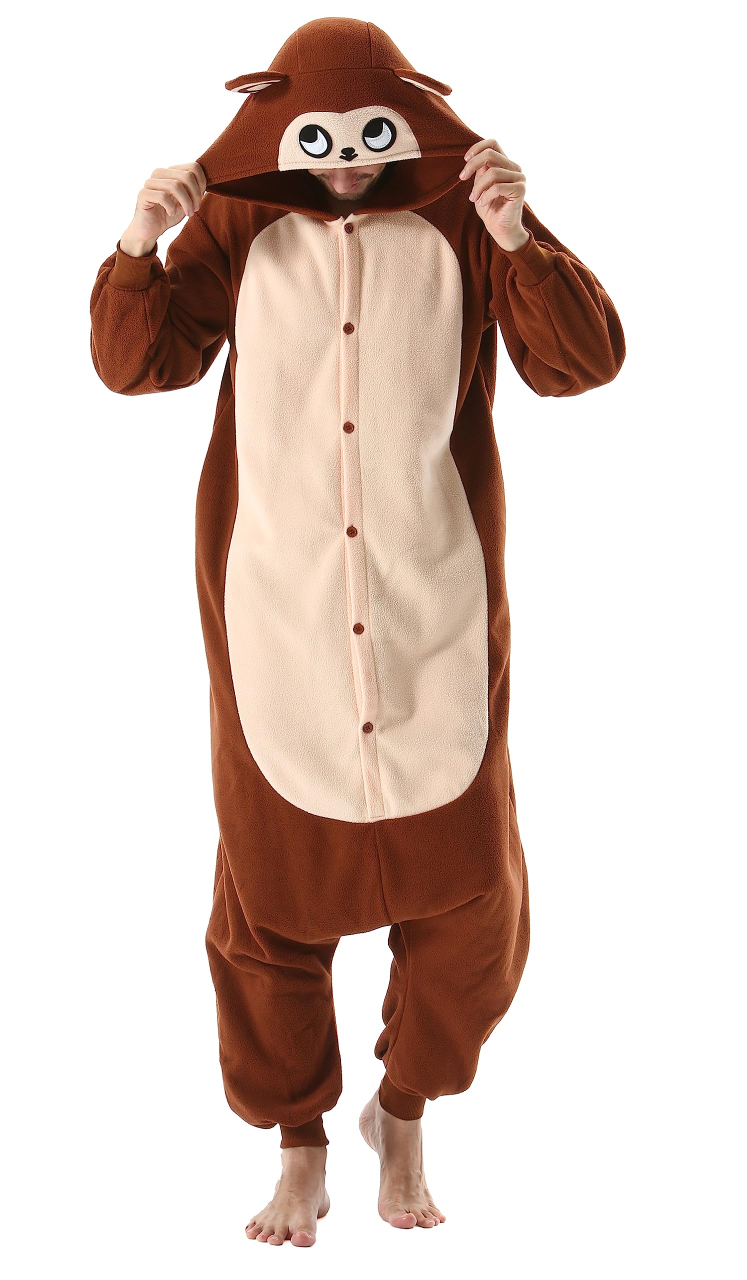 SimZoo Adulto Disfraz Pijama Unisex Pijama Kigurumi Onesie para Carnaval Halloween Cosplay Ropa de Dormir Traje de Disfraz para Navidad Festival Mujer y Hombre — view 32