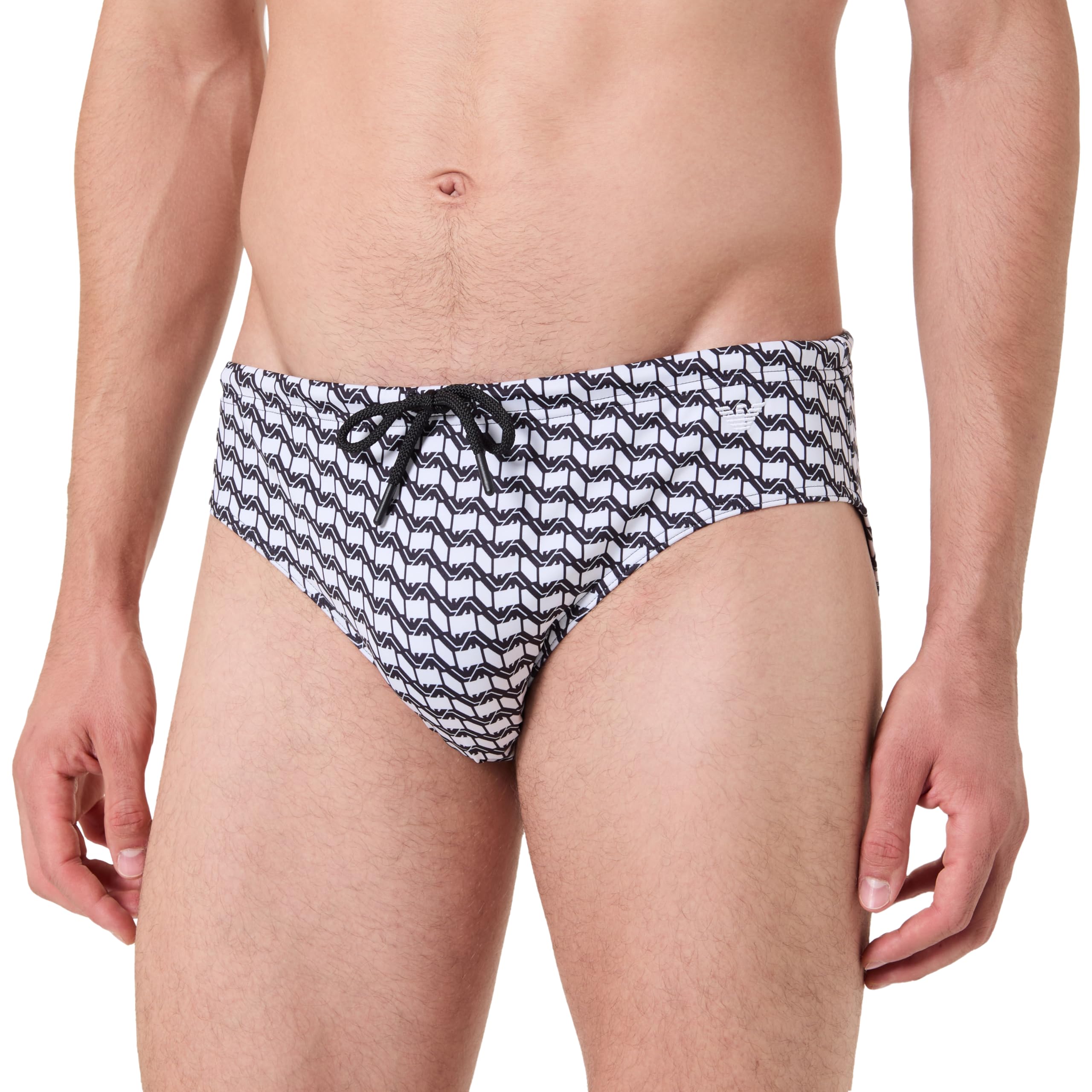 Slip ba単ador para hombre de Armani en tejido elホstico y dise単o clホsico para playa 4