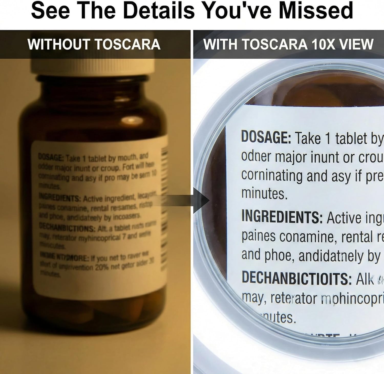 Ultra View Magnifying Lamp with 6500K LED Light – 10X Glass Lens, Adjustable Arm & Sturdy Rolling Base – Professional Magnifier Lamp for Estheticians, Beauty, Crafts, Sewing & Electronics