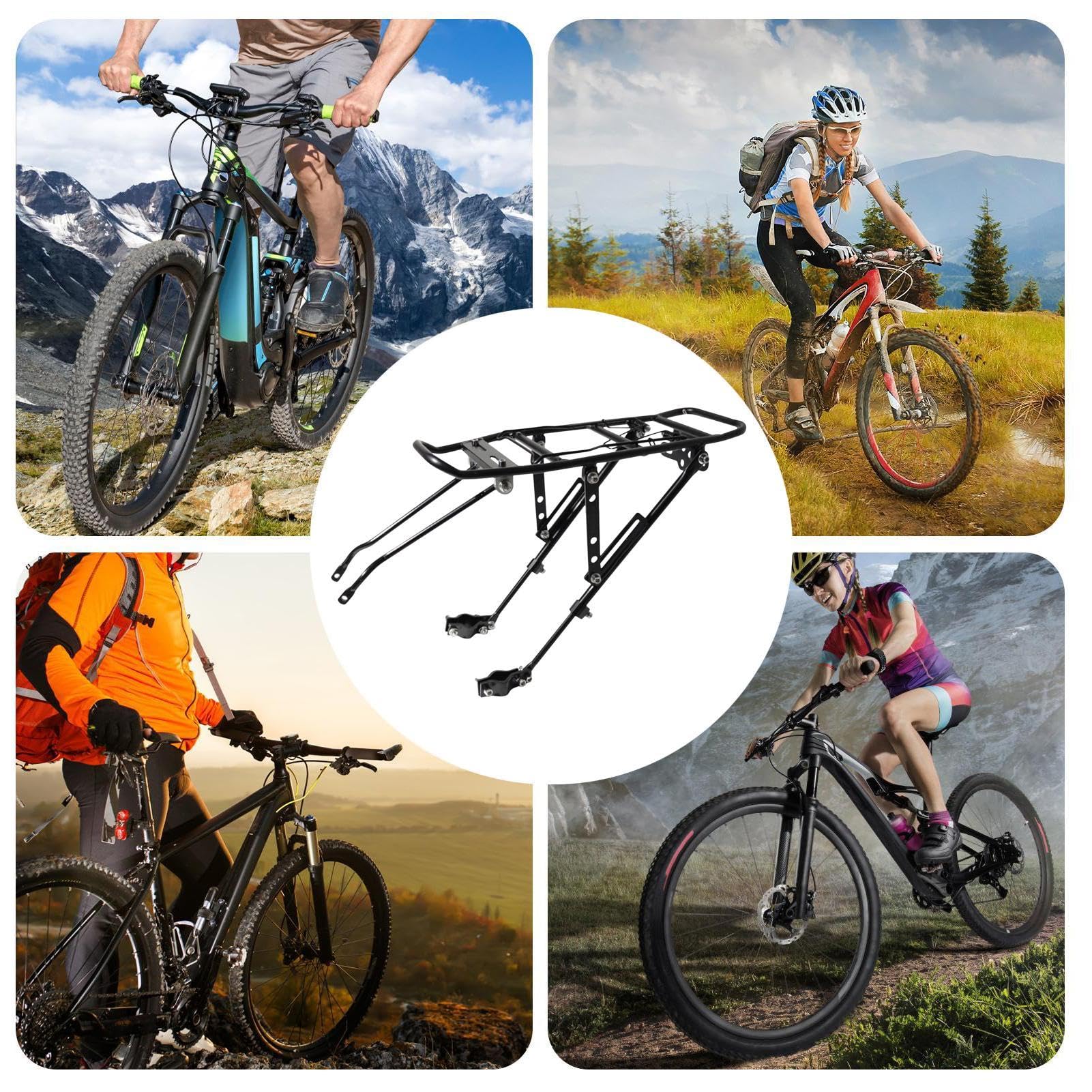 Amazon | 自転車 リアキャリア 後付け 自転車用荷台 耐荷重約