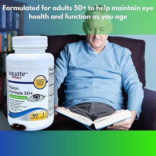 Miniatura 2 de Vision Formula 50+ cápsulas blandas para la salud ocular, 50 unidades (paquete de 1), en caja por Fusion Shop Store
