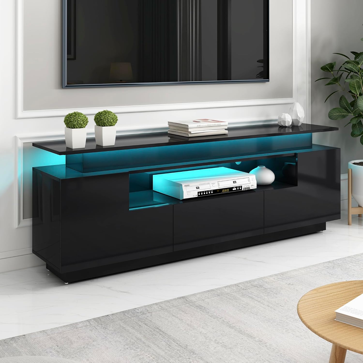 TV Stand Console for 50 60 70 75 Inch TVs, Stylish