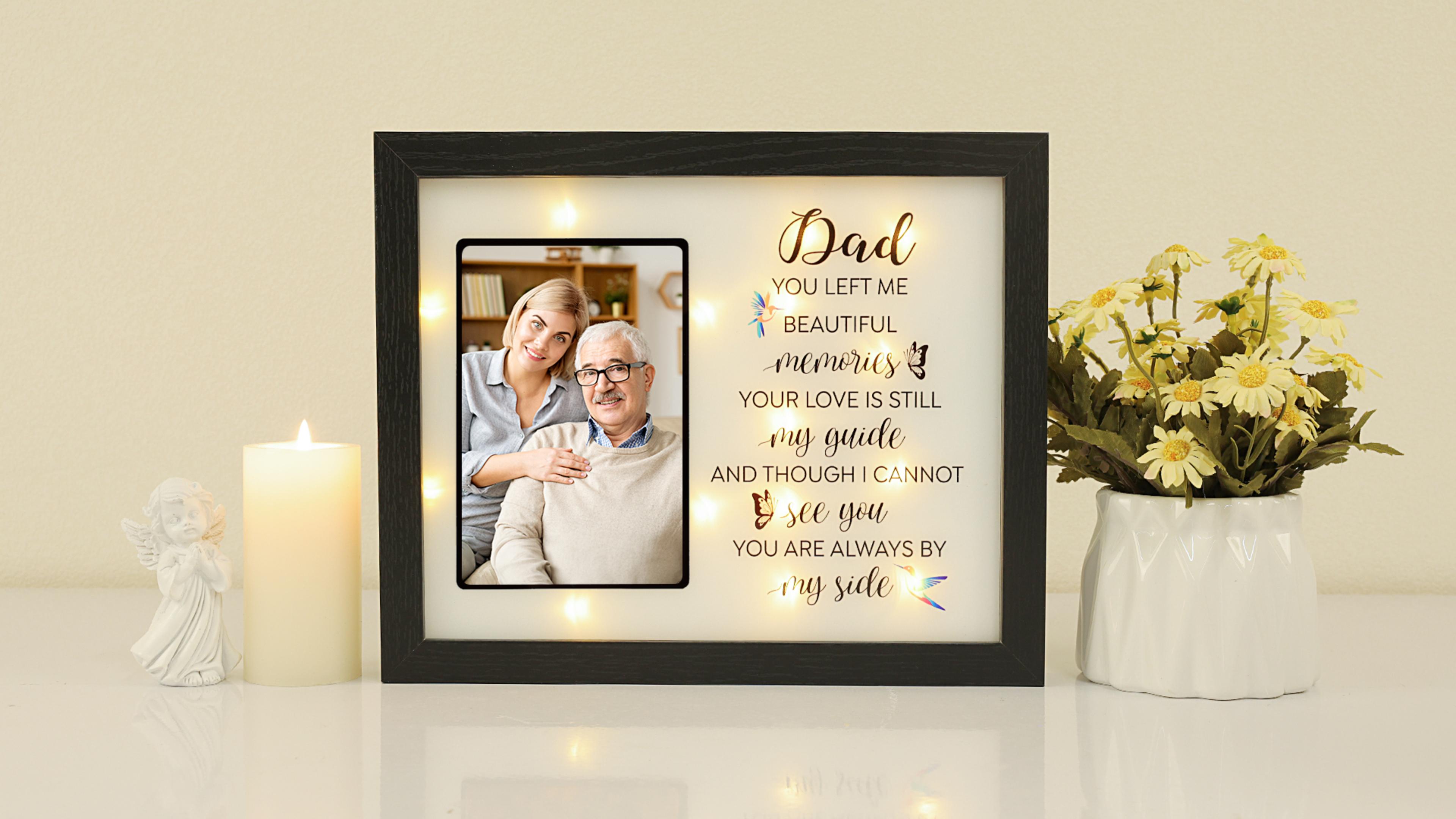 Amazon.com - Sympathy LED Shadow Box 4x6 Picture Frame - Memorial