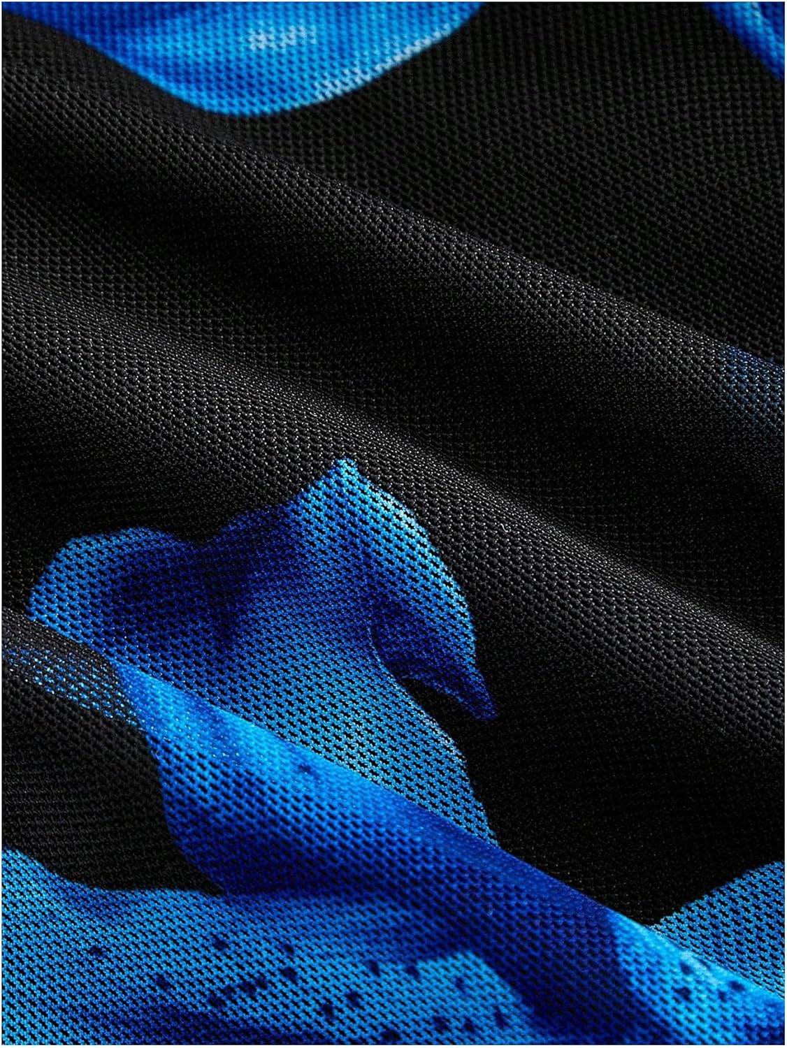 Women's Plus Size Fall Spring Wedding Guest Dress Floral Boho Maxi Dress Ruffle Summer Vacation Flowy Sundress Royal Blue Large Plus - Image 4