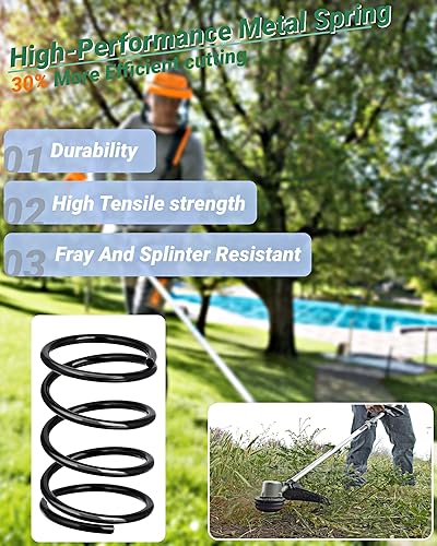 Miniatura 6 de 3660582001 Resorte de compresión de cabezal de recortadora compatible con EGO de 15 pulgadas ST1500 ST1500-S ST1500F ST1500SF ST1500XY ST1510S