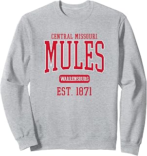 University of Central Missouri UCM Mules Est. Date Sweatshirt