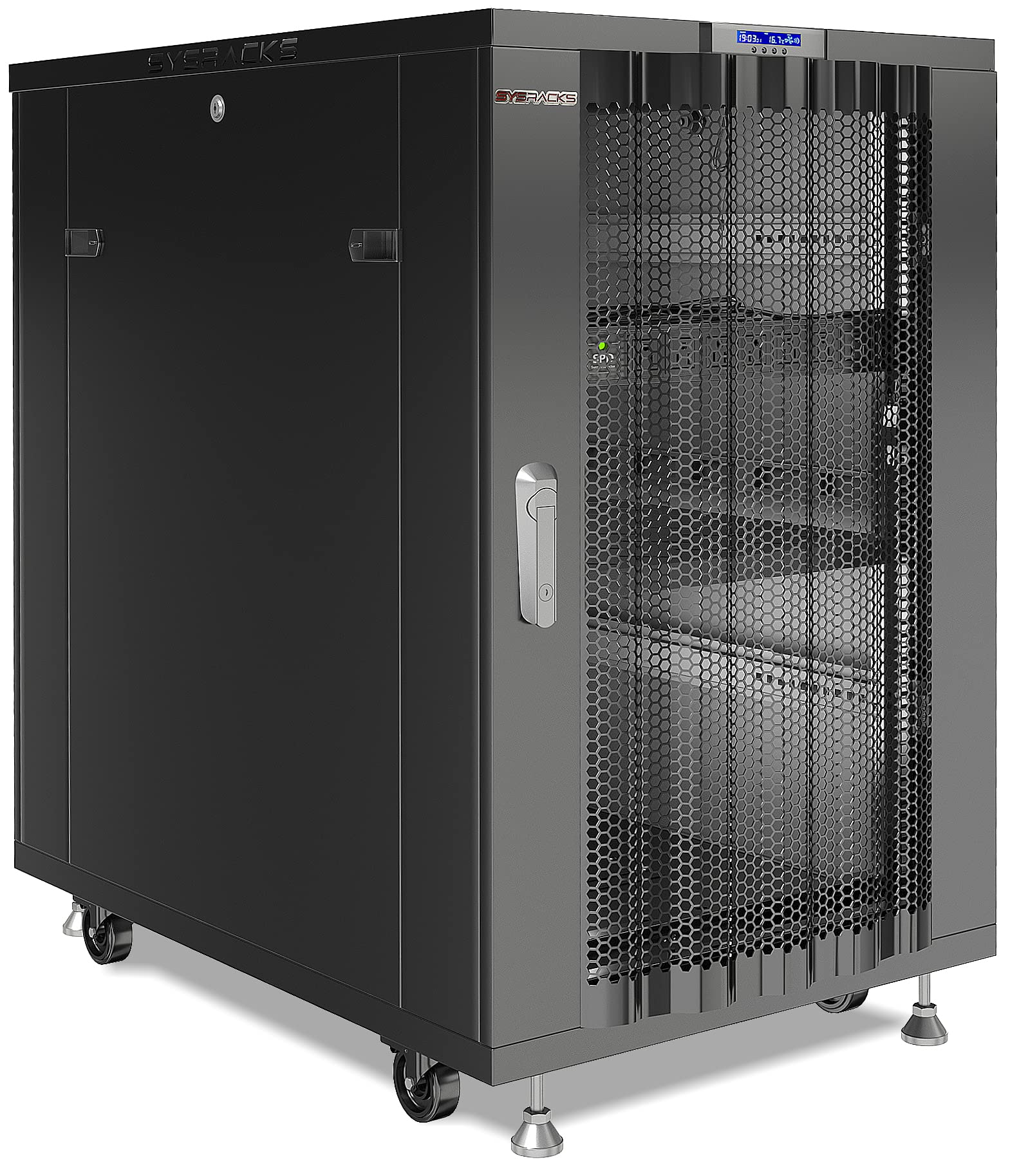 Sysracks 18U Server Rack Cabinet, 32" Deep, 19-Inch EIA-310