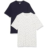 Amazon Essentials T-Shirt Girocollo a Maniche Corte in Cotone