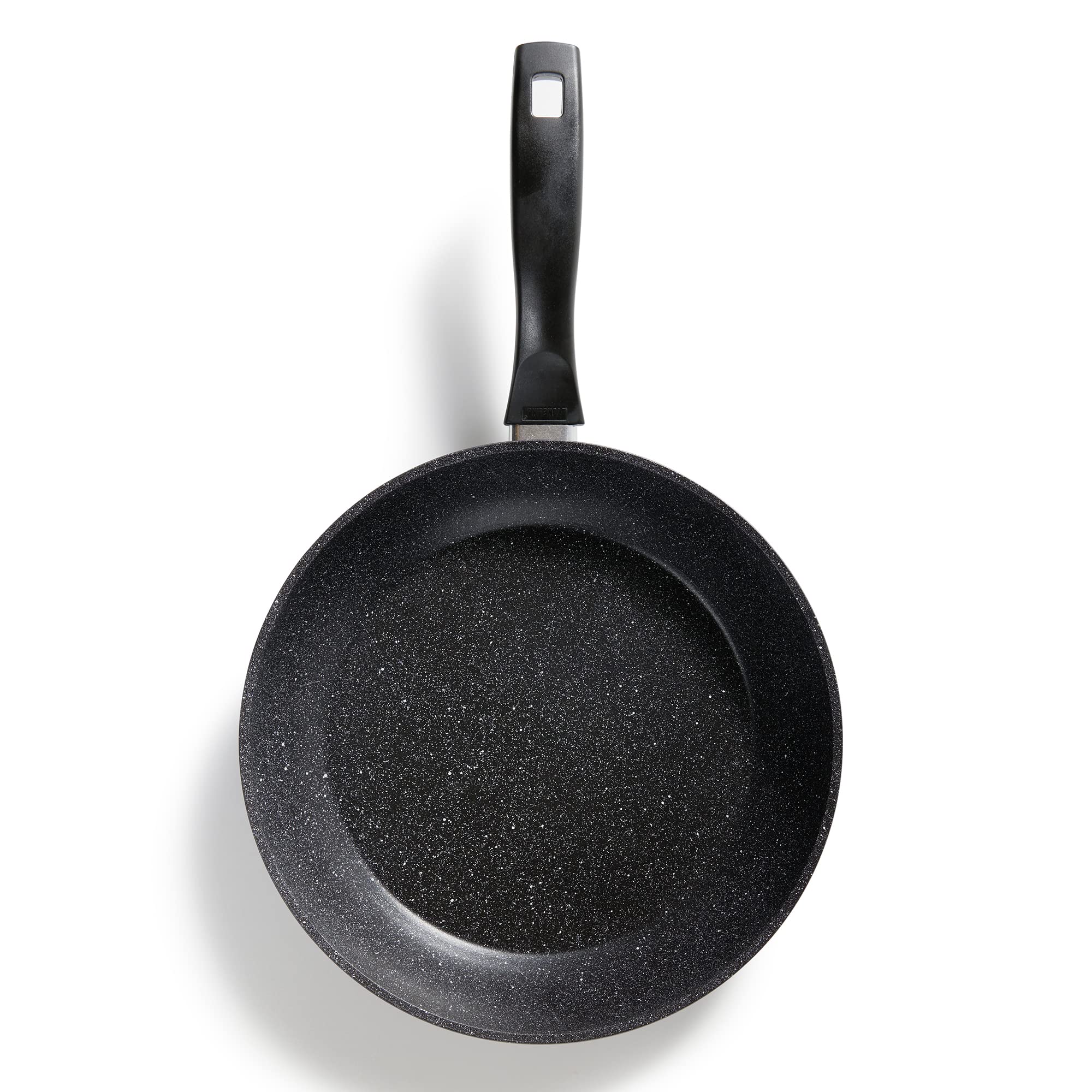 STONELINE Poêle à Frire 28 cm, adaptée à l'Induction, Revêtement Antiadhésif avec de vraies particules de pierre, Cuire, Rotir et Mijoter sans Huile ni Graisse