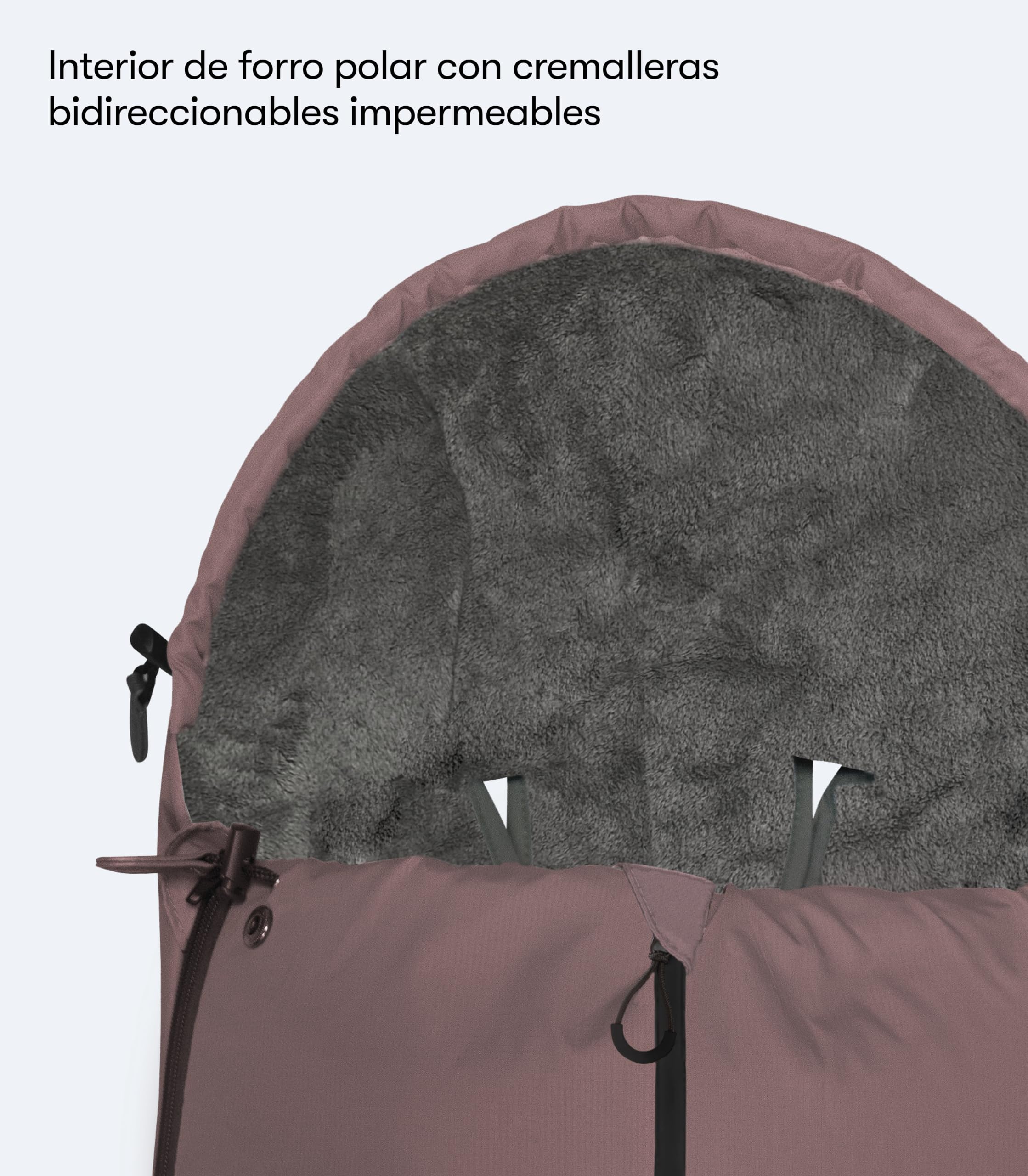 Munich Mun15 Saco Silla de Paseo Universal Invierno, Mantiene Caliente al Bebé, Impermeable Saco para Cochecito Bebe (Gris)