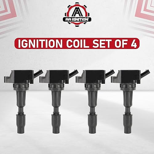 Miniatura 6 de Paquete de 4 bobinas de encendido, compatible con Hyundai, Kia, Genesis 2.0L, 2.4L, V8 5.0L - Santa Fe, Sonata, Tucson, Veloster, Optima, Sorento,