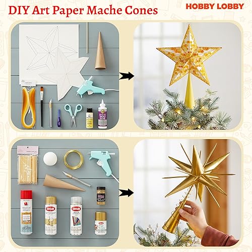 Miniatura 4 de Hobby Lobby Conos de papel maché