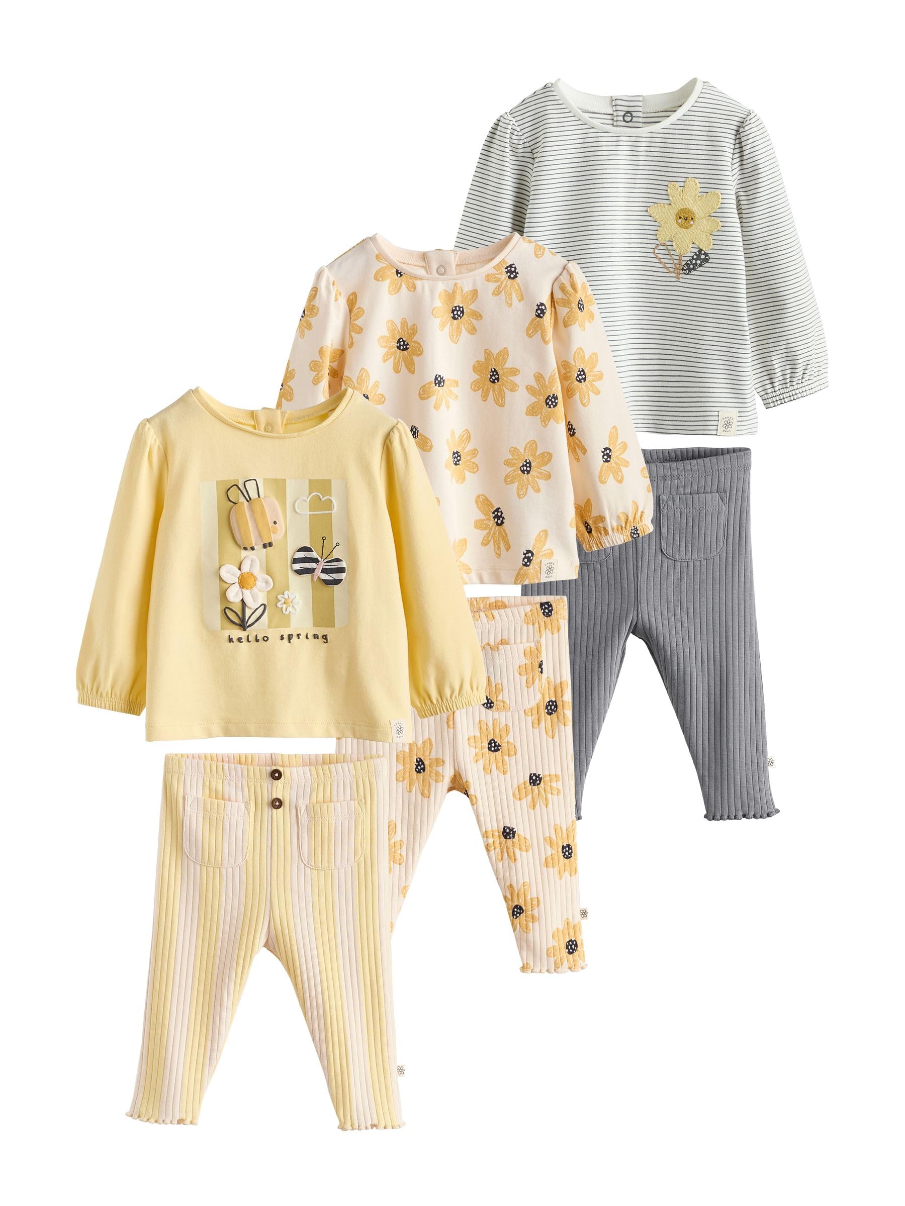 Next Bambina Completo 6 pezzi con maglia a manica lunga e leggings