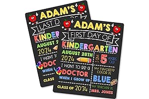 First Day of School Sign Double Sided