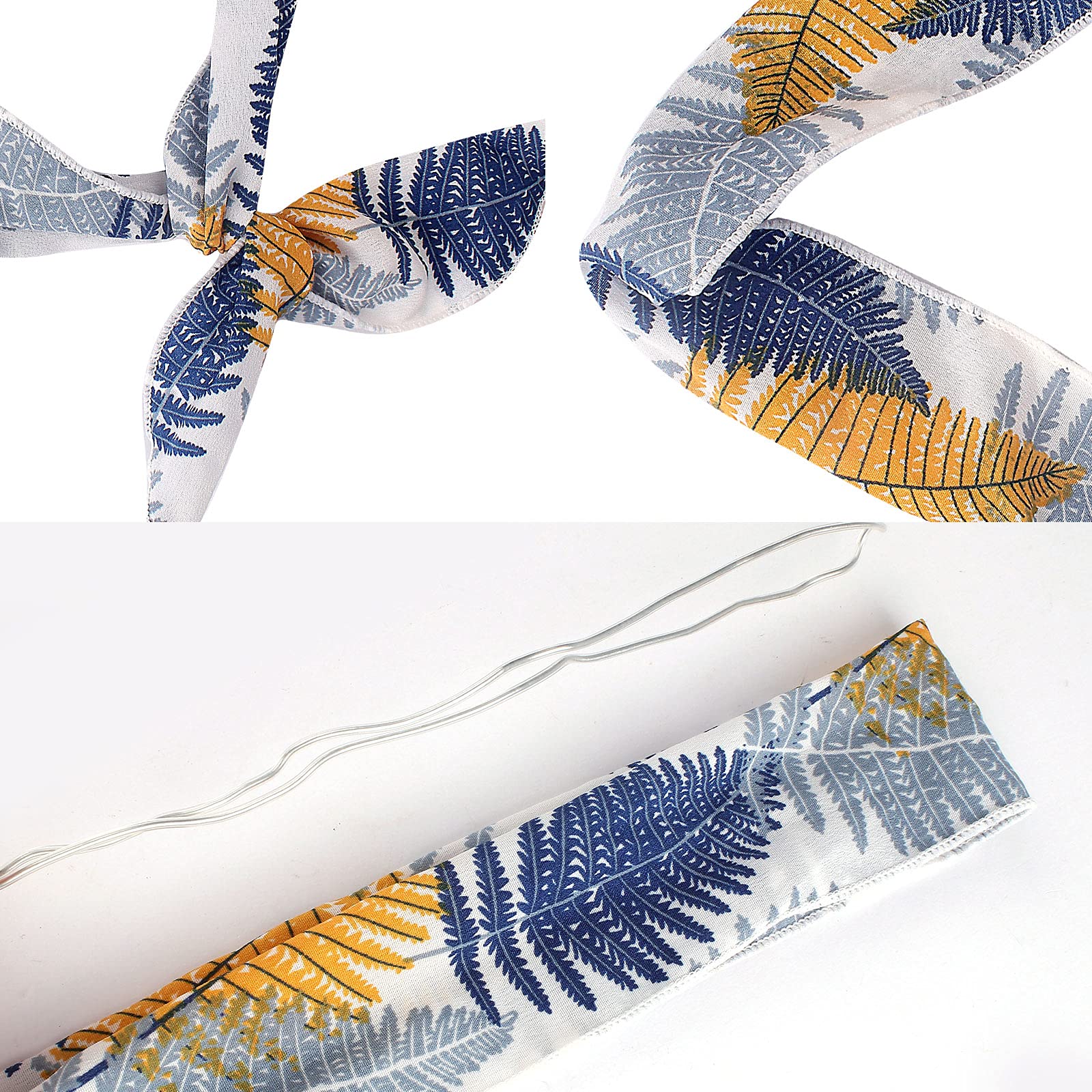 Zulema Cintas Para Cabello - Diadema De Alambre Anudado Para Mujer De