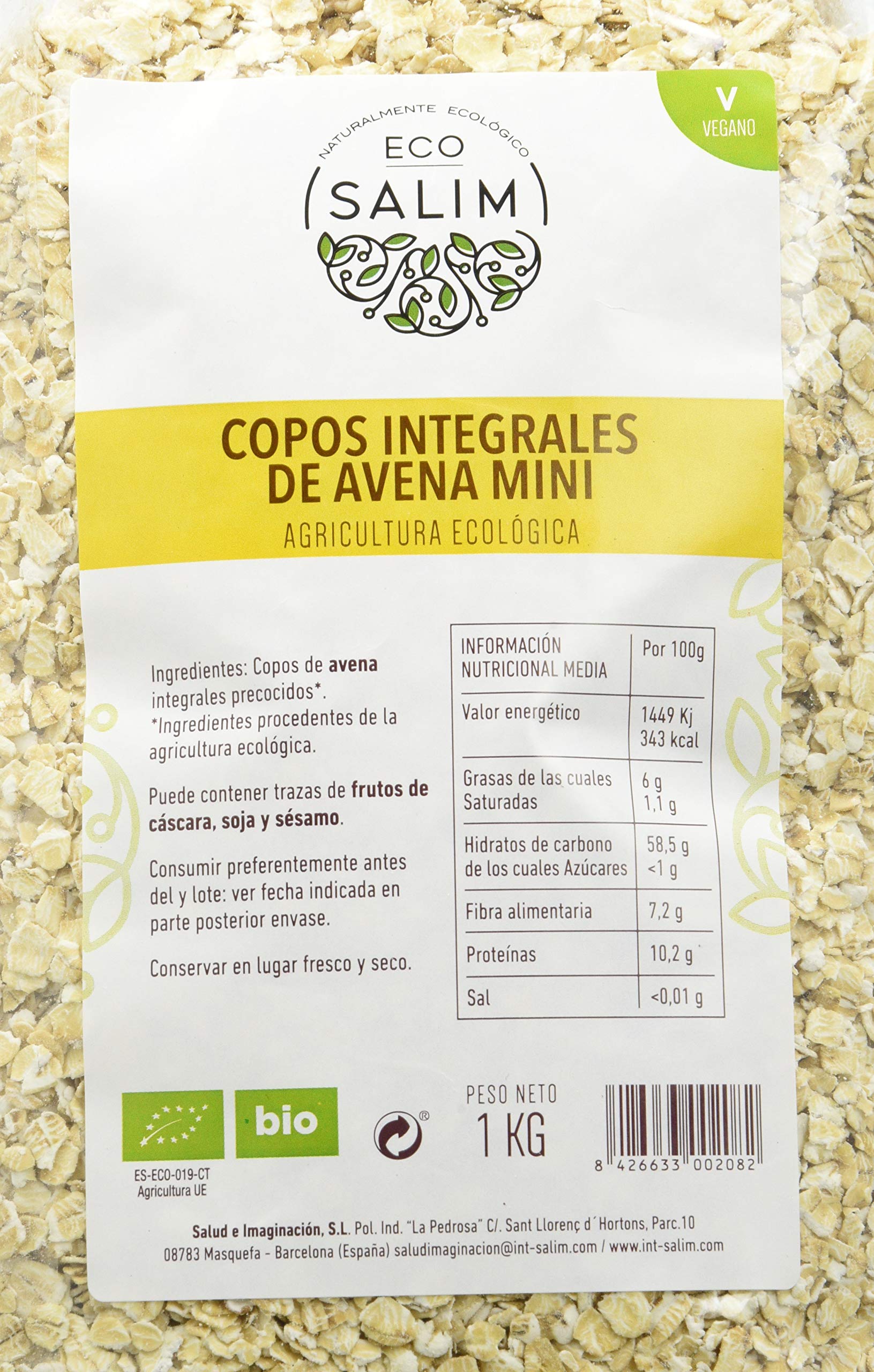 Copos Avena Minis 1000 g