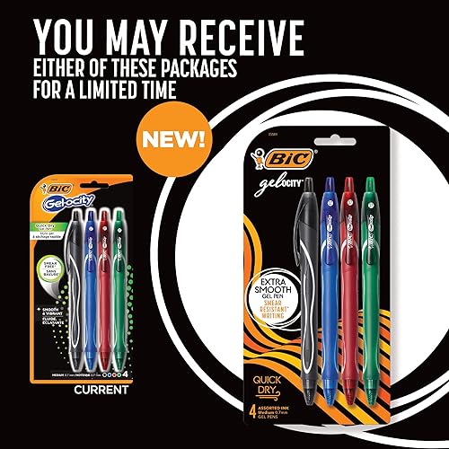 Miniatura 9 de BIC Cristal Xtra Smooth, pluma con bolígrafo mediano (1.0mm), caja de conteo 24, negro, 12 unidades, Negro