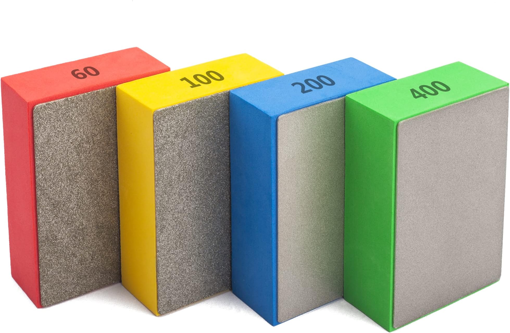 GEZICHTA 4pcs Diamond Hand Polishing Pads for Ceramic Tile