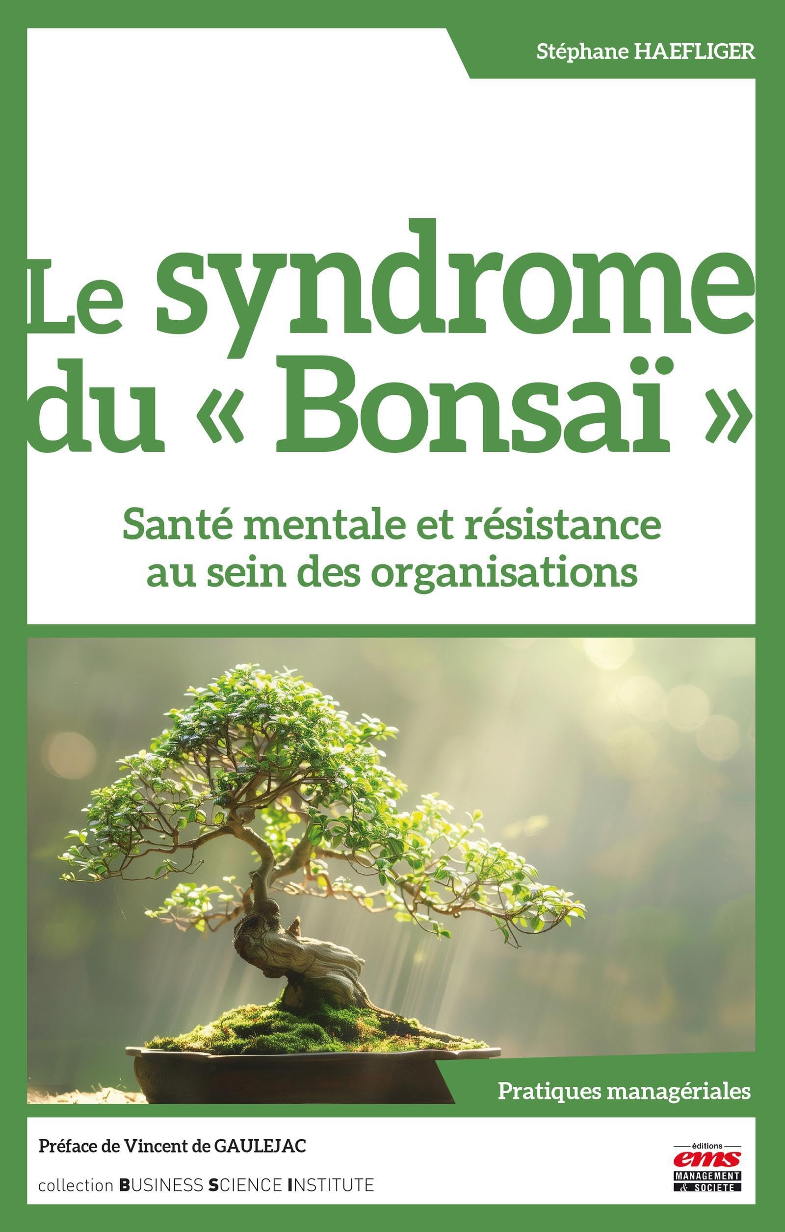 Le syndrome du "Bonsaï": Santé mentale et résistance au sein des organisations