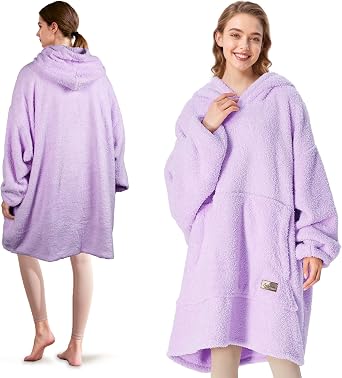 Catalonia Wearable Blanket Hoodie - Oversized Hoodie Blanket, Sweatshirt Blanket for Women Men Adults