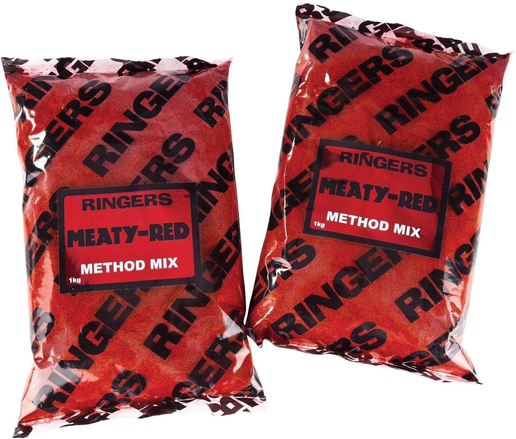 Ringers Meaty Red Method Groundbait Mix - 1000g Bulk Pack.