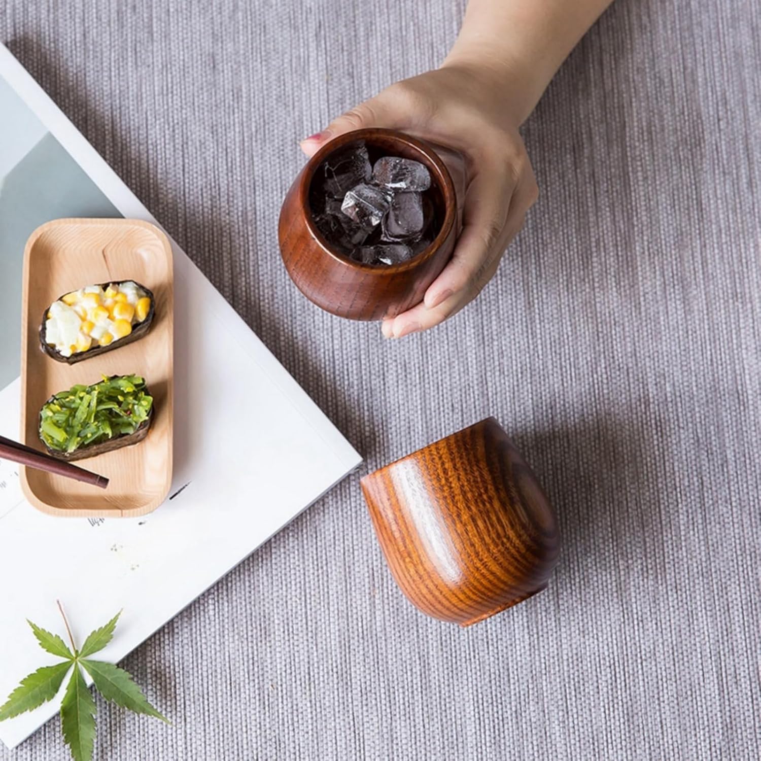 2 Pcs Wooden Whiskey Glasses, Bourbon Glass Gifts for Men, Old Fashioned Bourbon Whiskey Tasting Glasses – Groomsmen Gifts, Dad’s Birthday & Retirement Gift for Men - Image 9