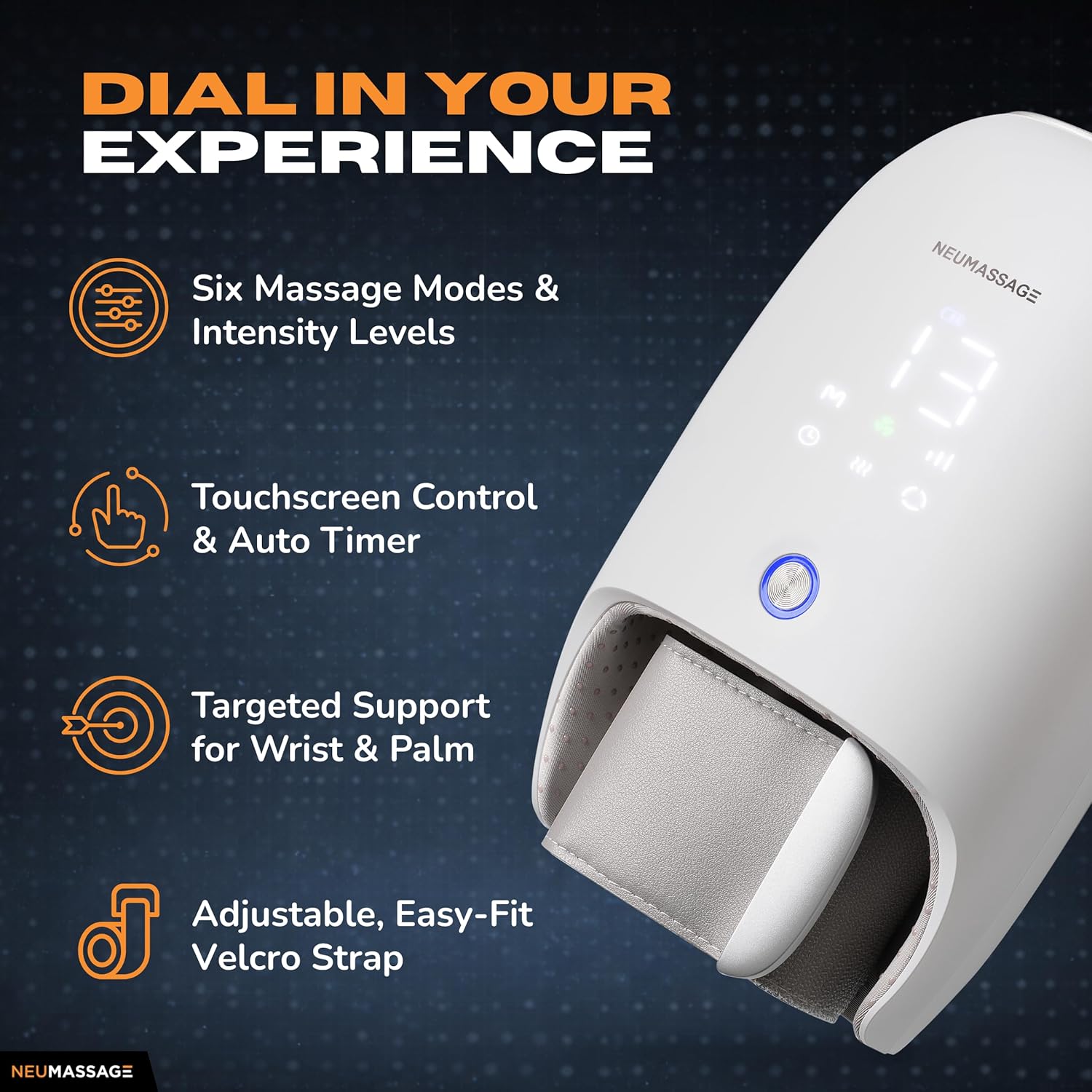 Hand Massager with Heat, Cooling and Compression | Full-Hand and Wrist Coverage with Touchscreen & Palm Roller | Daily Massage at Home, Office, or Travel - Image 3