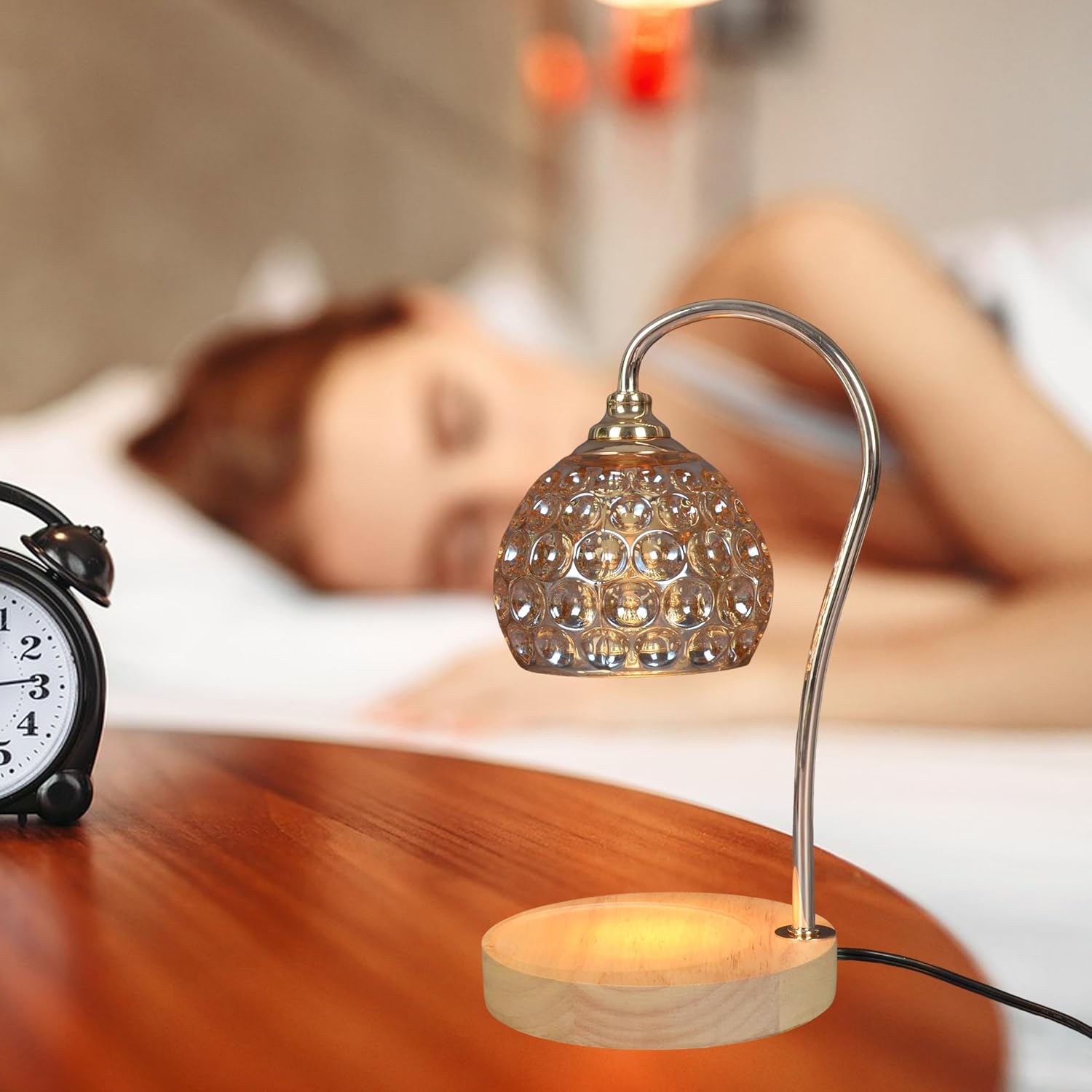 Warm Wax Melter Lamp with Adjustable Timer & 2 Bulbs, Aromatherapy Candle Warmer for Home, Birthday & Christmas Gifts.