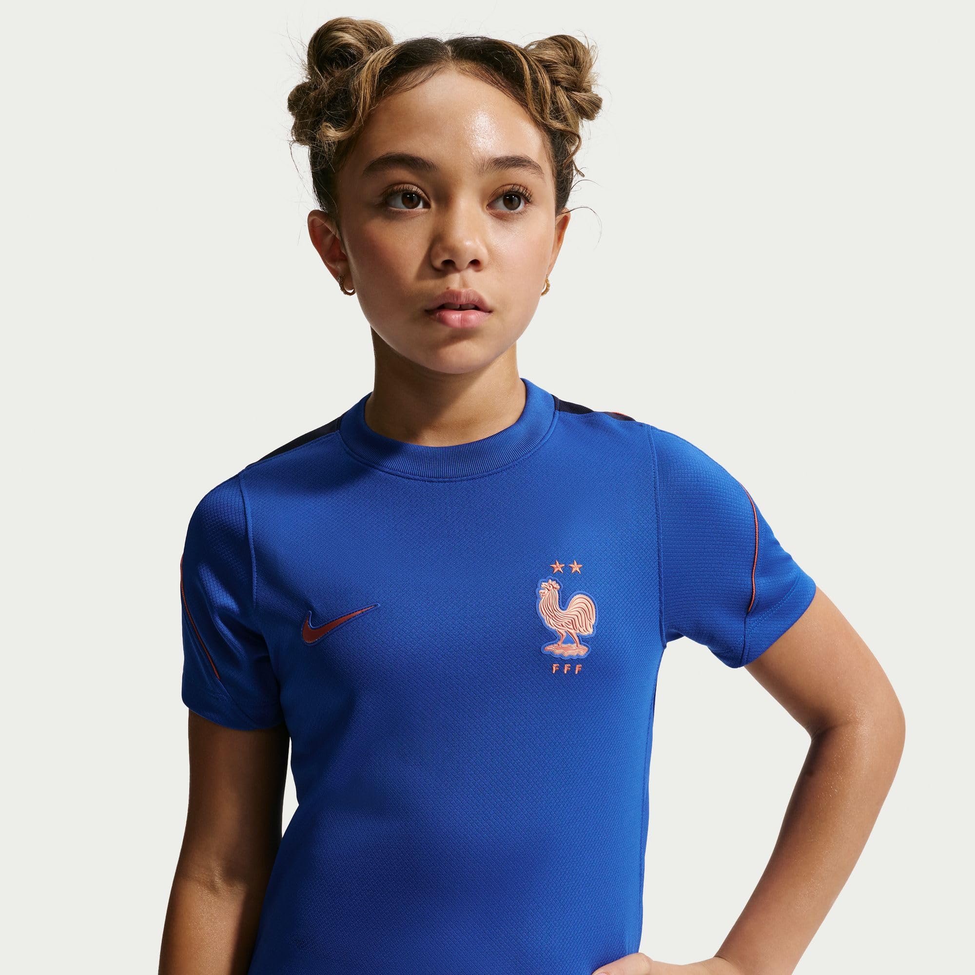NIKE Koszulka z krótkim rękawem Uniseks - dzieci Fff Strike Nike Football Dri-fit Kurzarmshirt Für Ältere Kinder