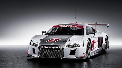 Iconic Arts Póster laminado Supercar 24x36 - Audi R8 LMS Coupé