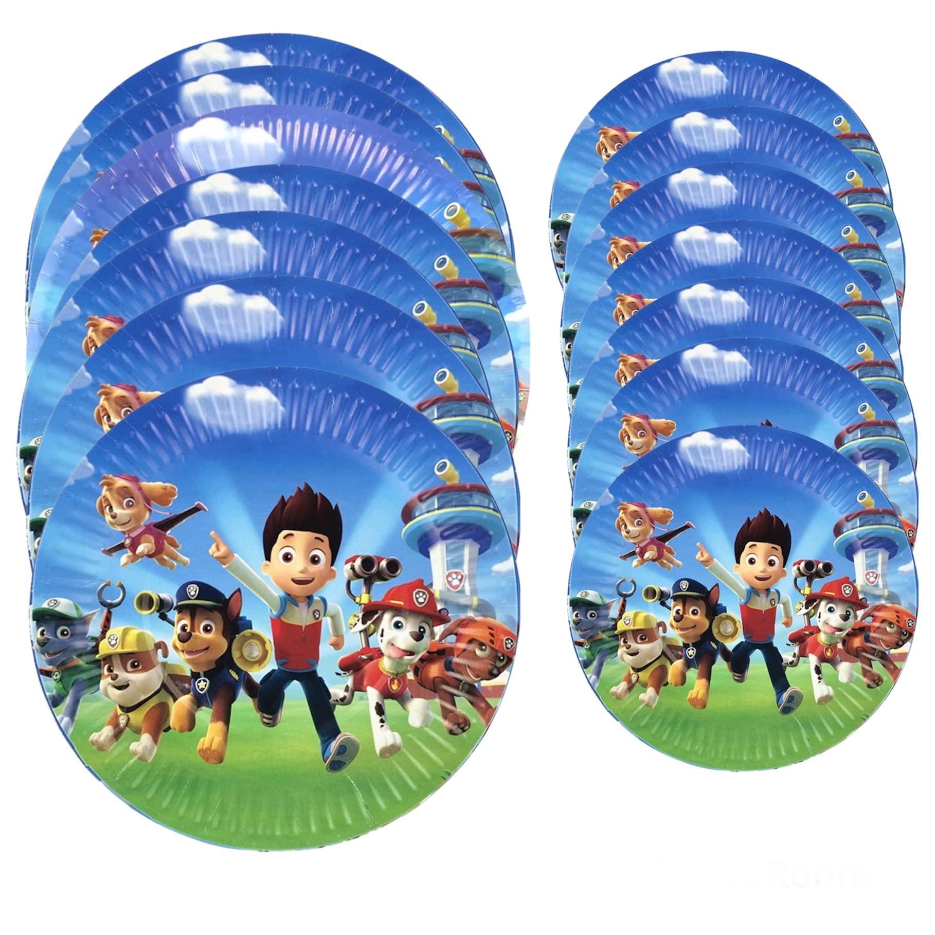 Buy HIGHLAND 20 Pcs Paw Patrol Plates Paw Patrol Birthday Supplies