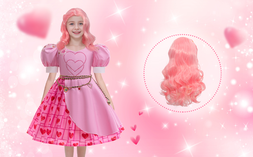 Disfraz rosa para niñas talla 110 (4-5 años) miniatura 7