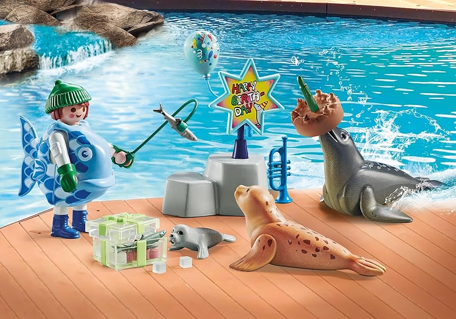 【プレイモービル】9060「水族館」aquarium アシカショー・水遊び プレイモービル】9060「水族館」aquarium アシカショー・水遊び