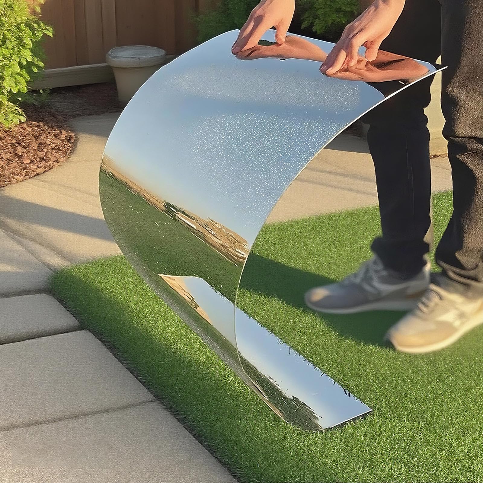 Strapazierfähige 1,2 mm transparente Polycarbonat-Dachplatte, wasserdichte Kunststoffplatten für Gewächshäuser und Terrassen, vielseitige Ersatzabdeckung (1–25 Meter)