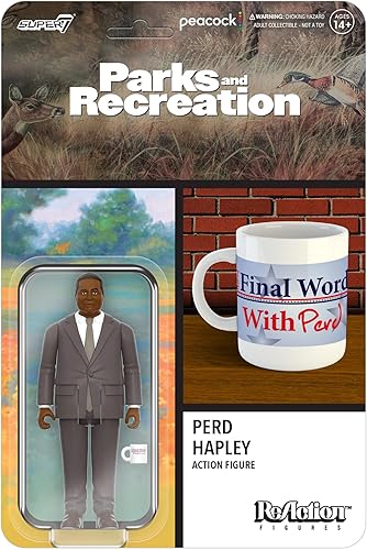 Vista 13 de Super7 Parks and Recreation Andy Dwyer (rata) - Figura de acción de Parques y Recreación de 3.75 pulgadas con accesorios, colección clásica