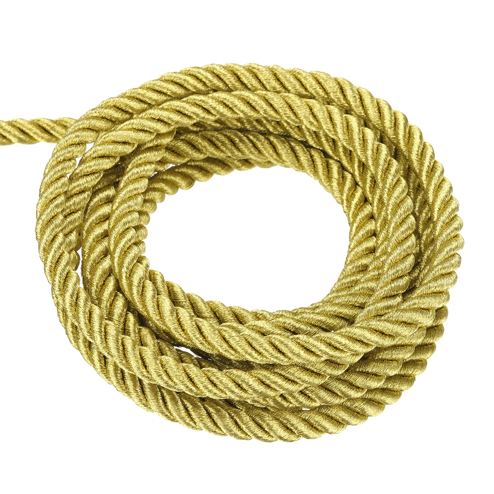 Photo 1 of MECCANIXITY Twisted Cord Trim, Gold - 6mm x 10m