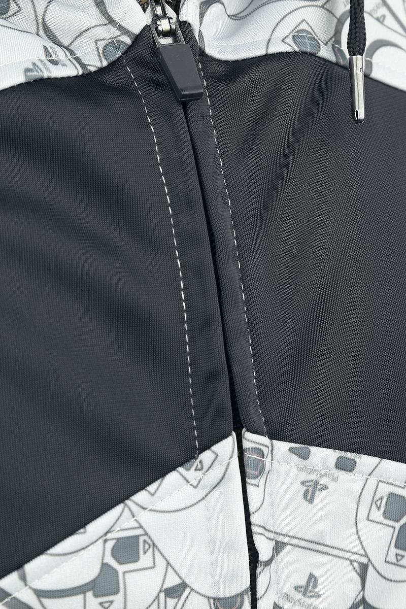 Playstation Controller All Over Sudadera con Capucha Hombre