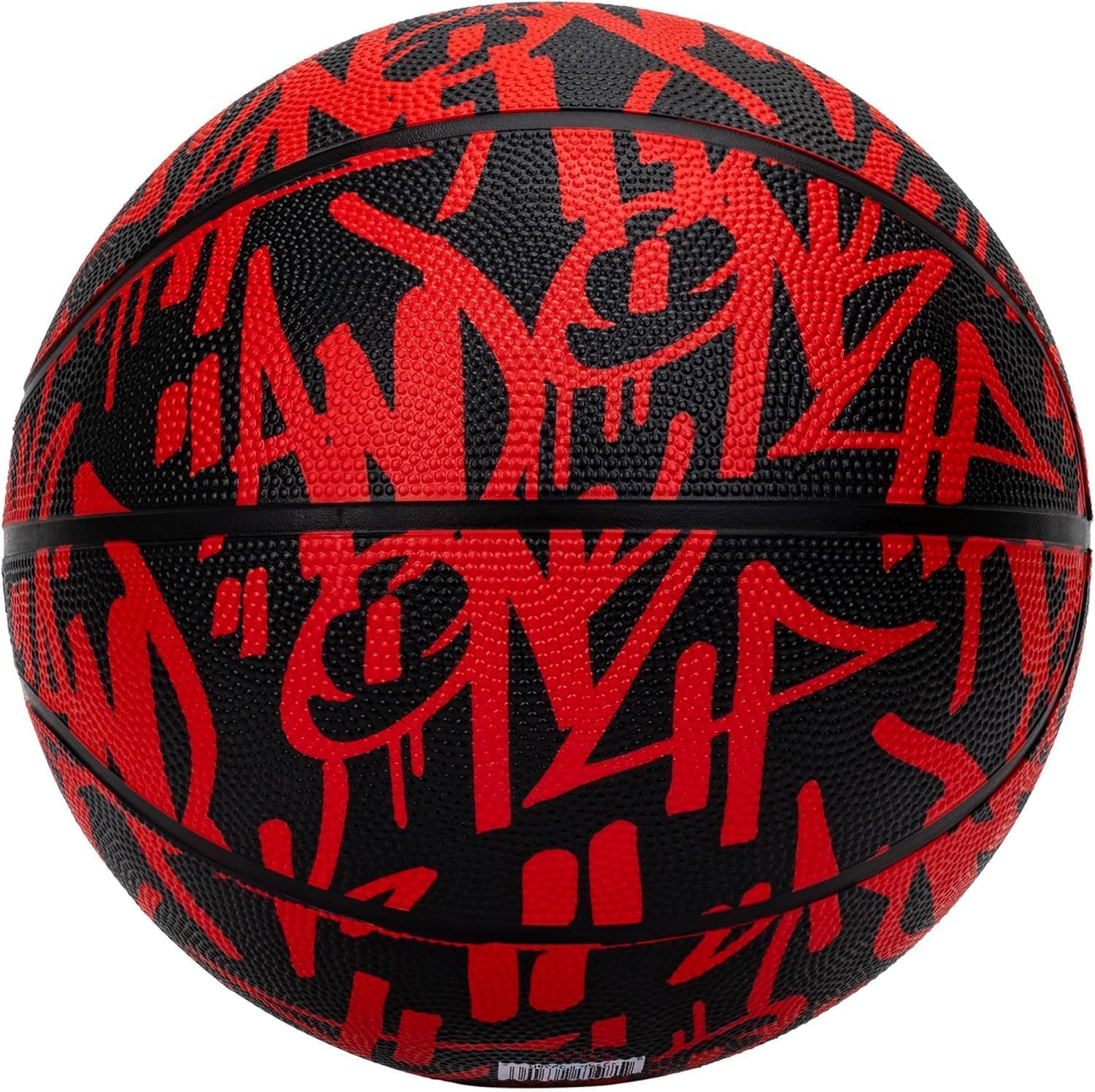 AND1 Street Ink - Balón de baloncesto de goma, tamaño 7 (29.5 pulgadas), diseño de canal profundo, hecho para interiores y exteriores