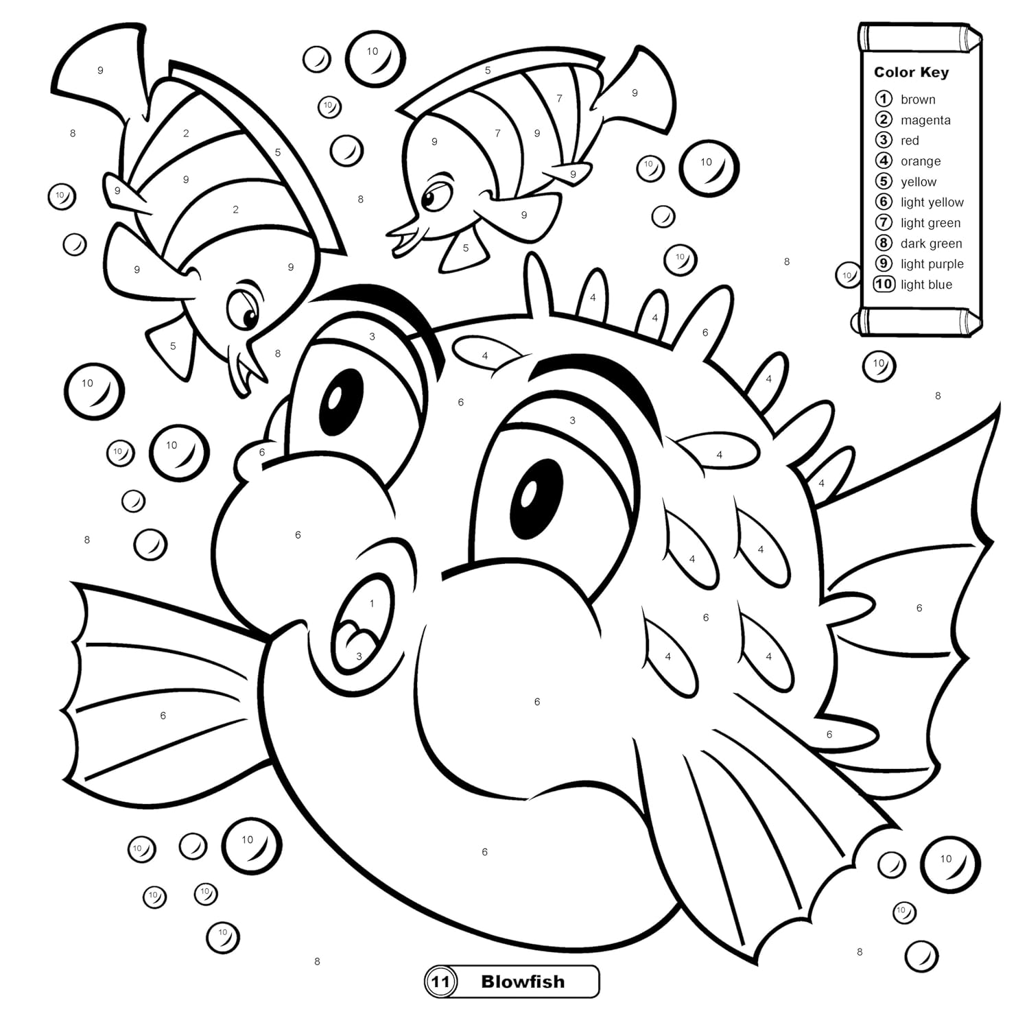 Color by Number Coloring Books Set - 4-Book Bundle, Large-Format Print, Super Thick Tear-Out Pages, Rounded Corners, 96 Pages      Office Product